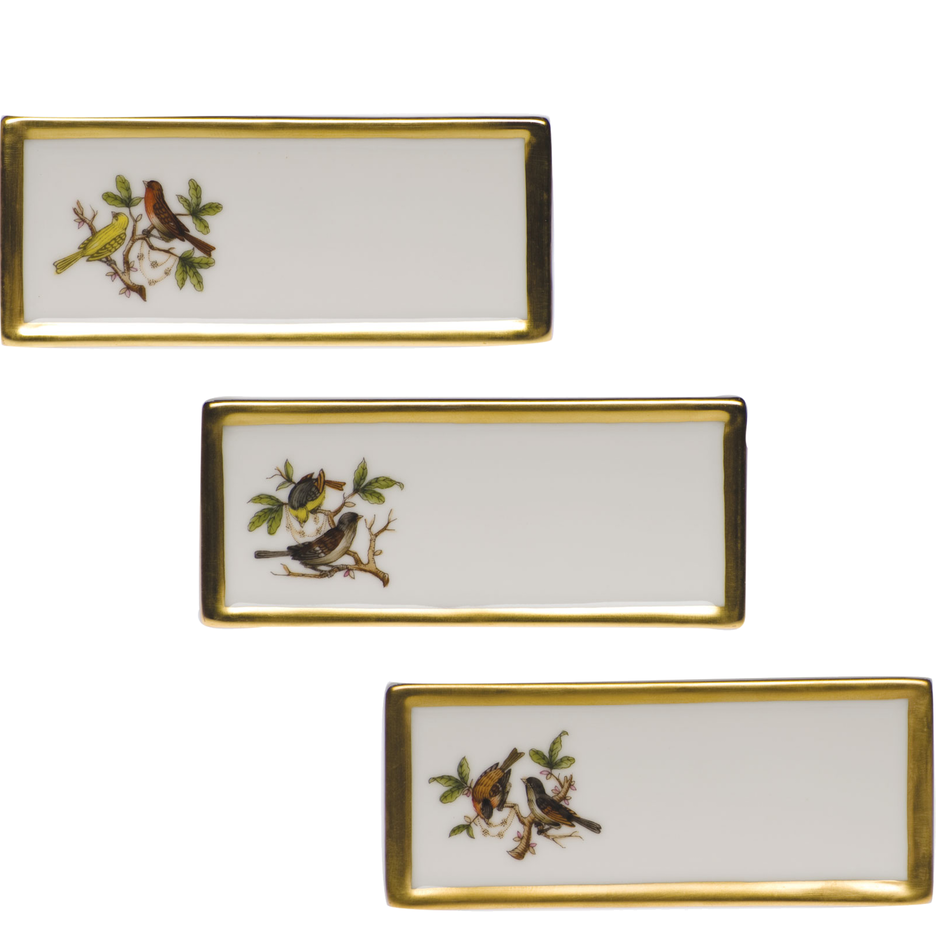 Mary Mahoney, Herend ROTHSCHILD BIRD PLACE CARDS