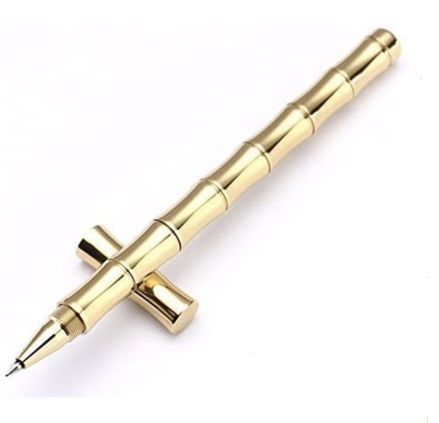 Amazon, Bamboo Joint,Tactical Personal Defense Brass Pen Signature Pen + Cover