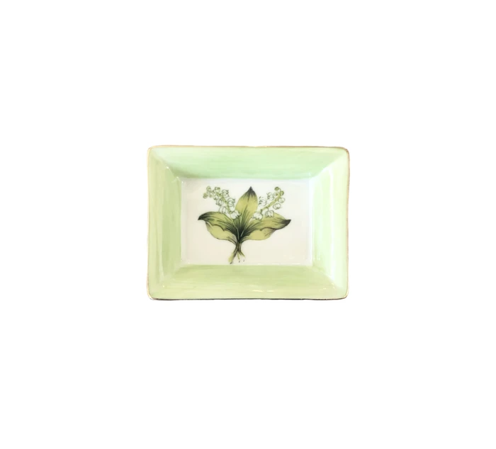 Courtland &amp; Co. Lily of the Valley Tray, Small