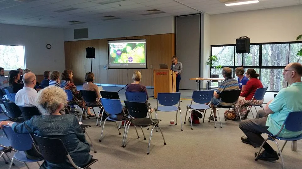 Workshop in Ecozoic Living at the Inspiring Earth Ethics conference. 