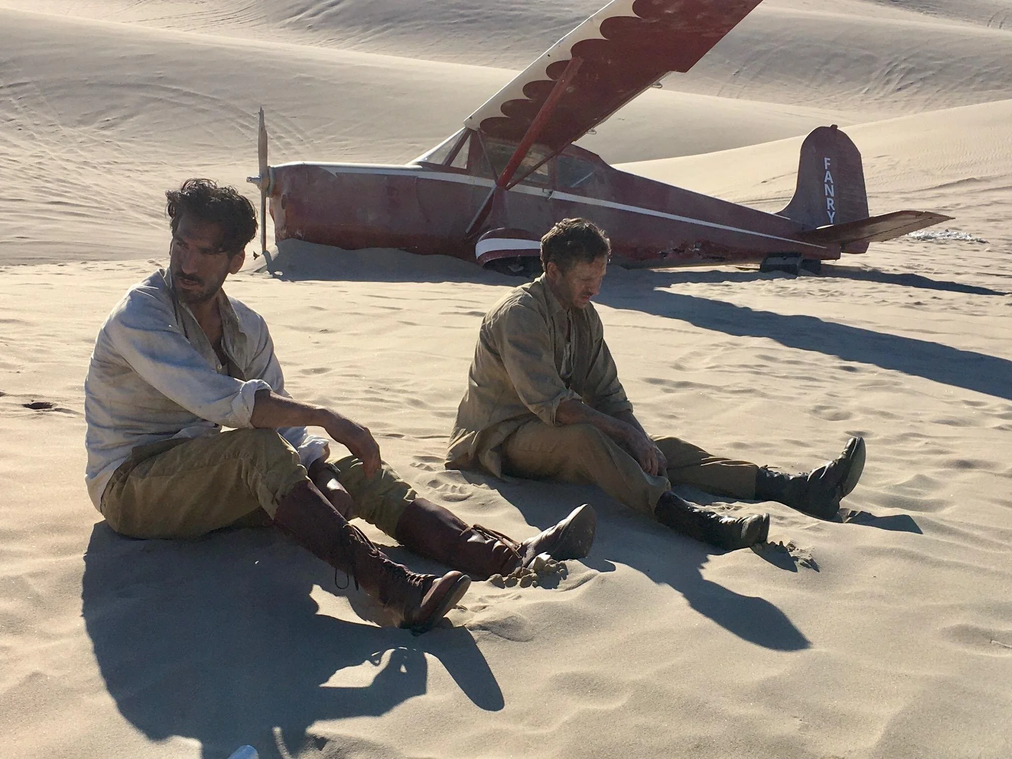   Gabriel D’Almeida Freitas  as Antoine de Saint -Exupery   Andrew  Bering  as Andre Prevot 