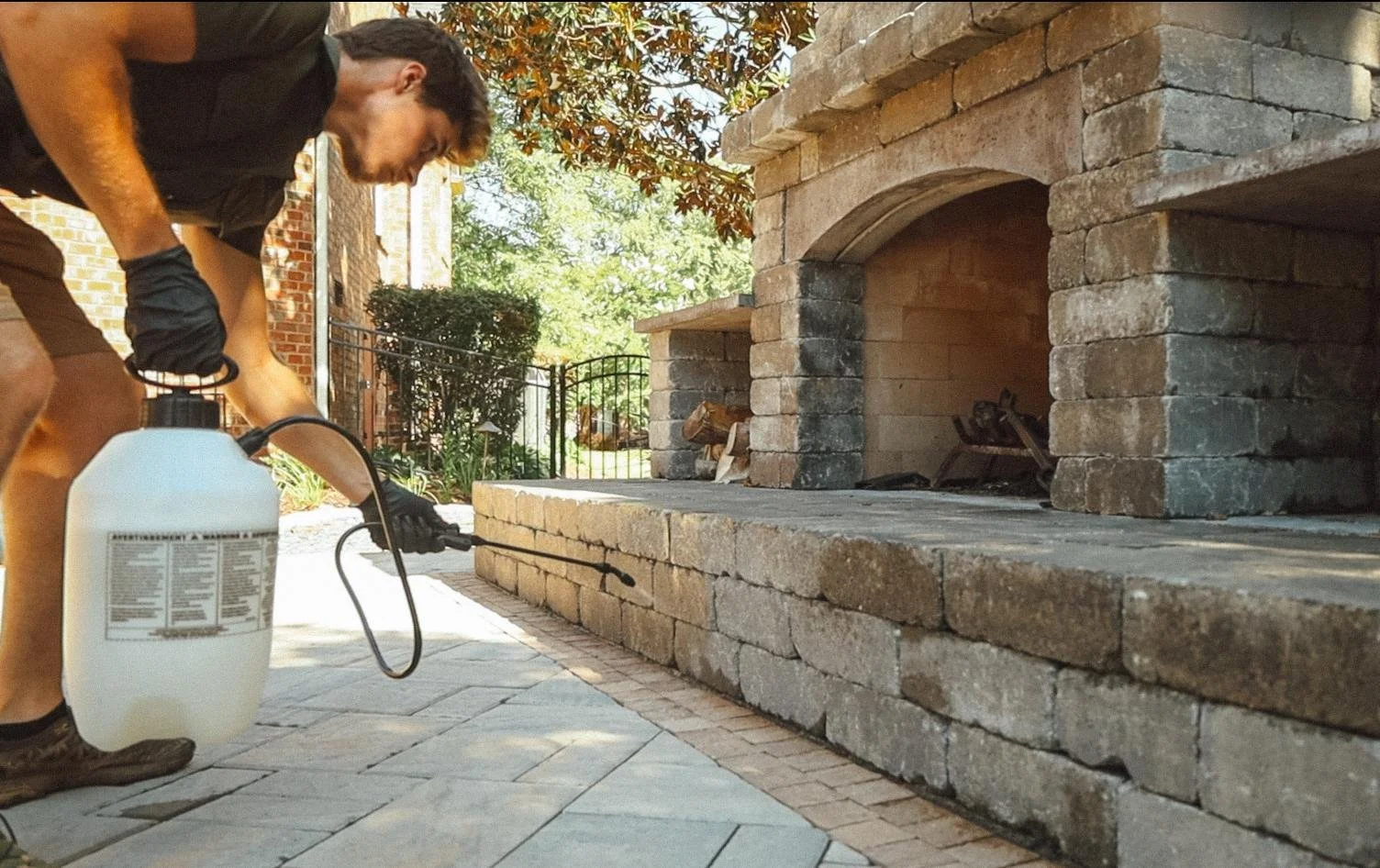 Professional paver cleaning and sealing in Greenville, SC