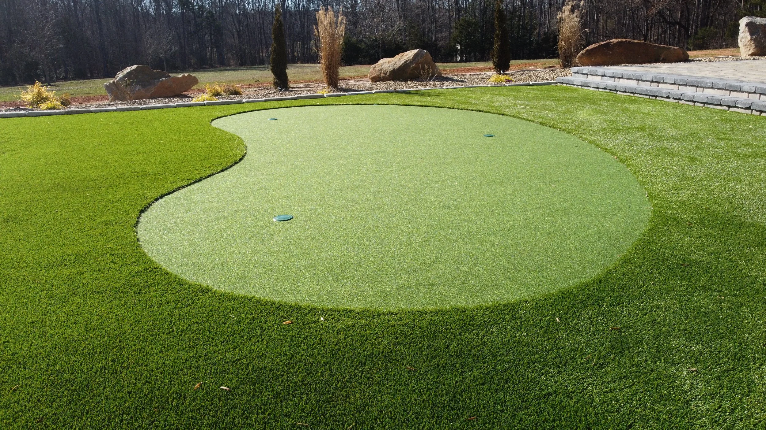 Minimalist Landscaping, Maximum Function: The New Look of Artificial Turf in Easley, SC, in Modern Outdoor Design