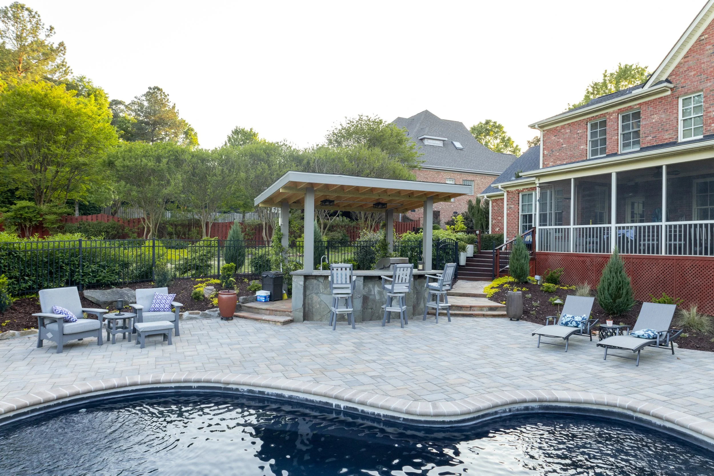 Project Showcase: Modern Paver Patio in Simpsonville, SC