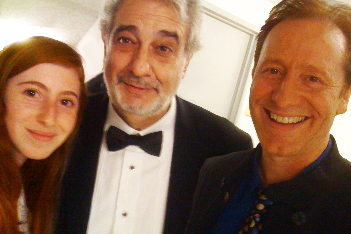 Placido Domingo has been a friend of Fiona's since she was 5 yrs old.