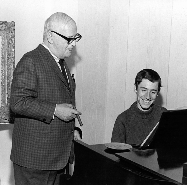 Ira Gershwin mentoring  & blessing Craig's adaptation of "Rhapsody In Blue."