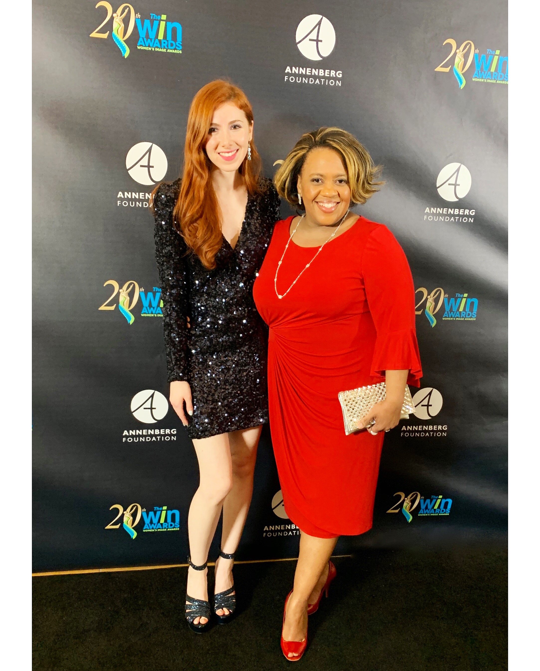 Fiona &amp; "Grey's Anatomy" star, Chandra Wilson, presenting &amp; performing at the 2019  WIN Awards in Beverly Hills 