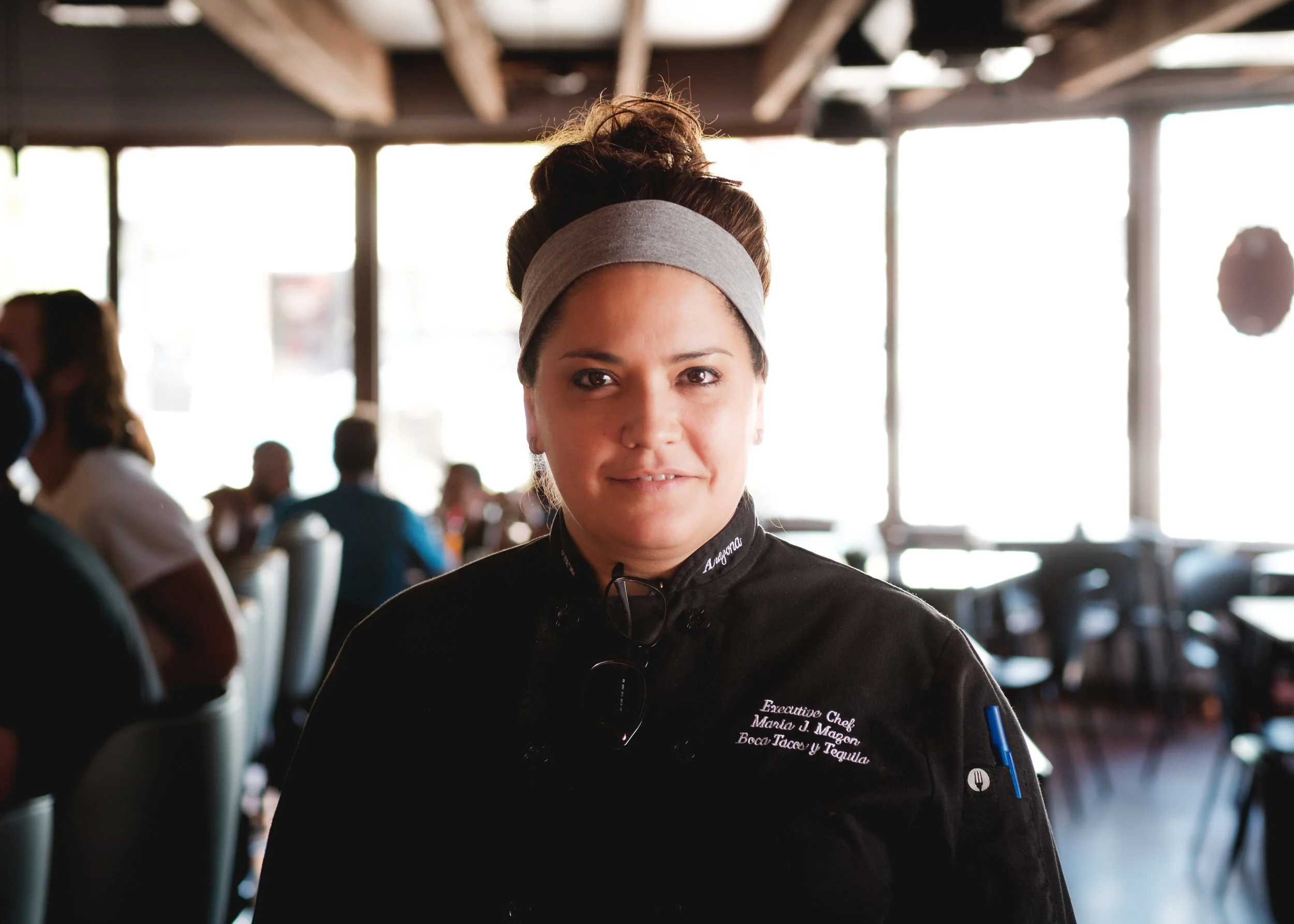 Chef Maria of Boca Tacos, taken for the JRecognize Blog