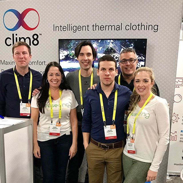 #CES2017 Day 4: so great to meet the #clim8 team!