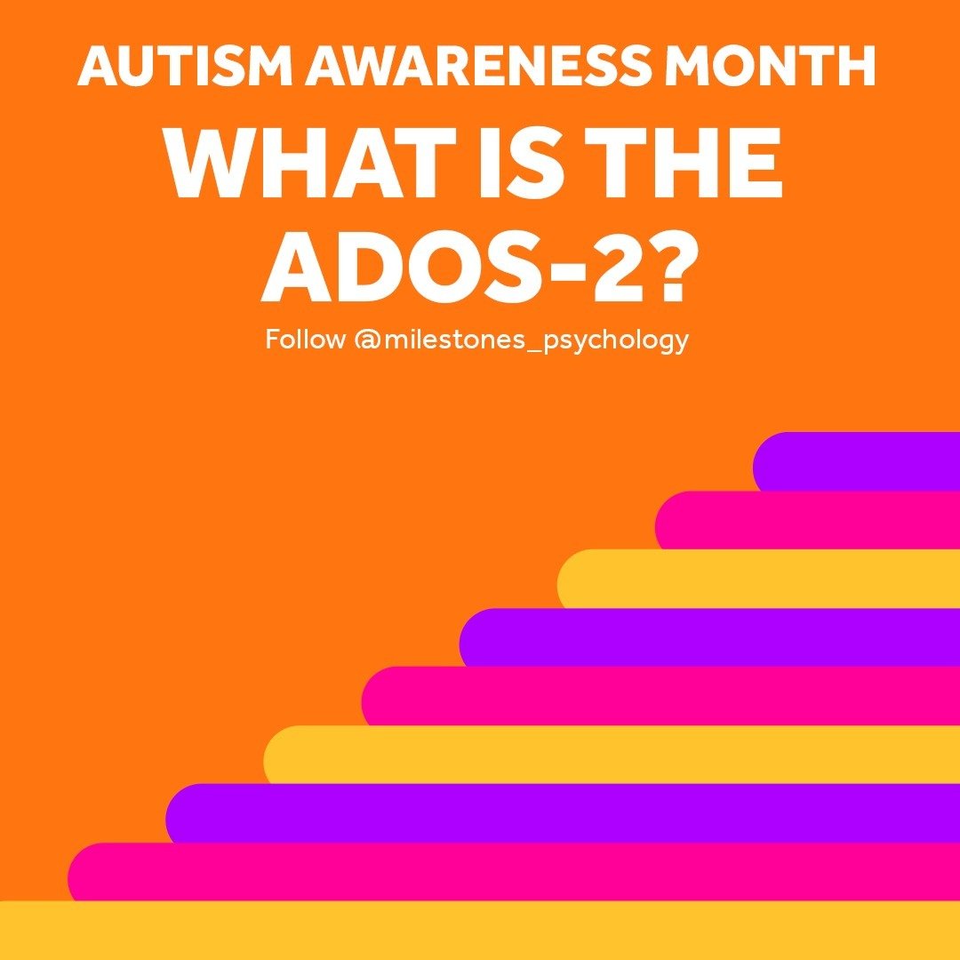 Our next topic for Autism Awareness Month is ADOS-2 testing. Swipe to see an overview of the process, what it entails, and it's importance. If you're interested in ADOS-2 testing, connect with us at Milestones with the link in our bio

-
-
-
-
-
-
#m