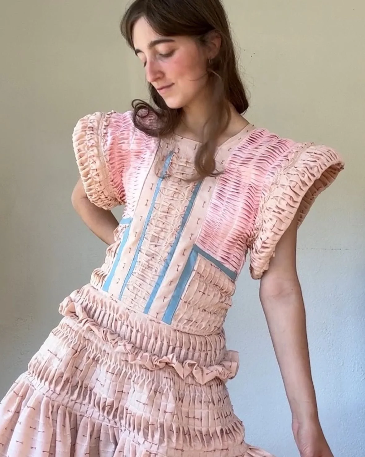 Mabel Johnson 
-
What inspires you to create?&nbsp;
&ldquo;I&rsquo;ve always been inspired by the idea of making something out of nothing. My mom taught me to sew when I was little, by taking scraps fromclothing my siblings and I had outgrown, by rep