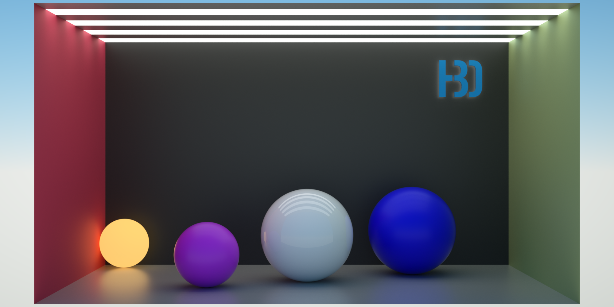 Here we see the result of a traditional rendering. This image has millions of light samples and depending on the computer hardware, can take a very long time to produce. 