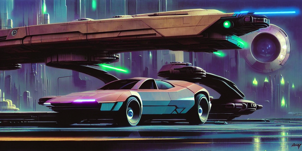 01424-3714889793-a futuristic super car in a cyberpunk city, detailed, sci-fi art,  starwars concept art, volumetric lighting, vincent di fate,.png