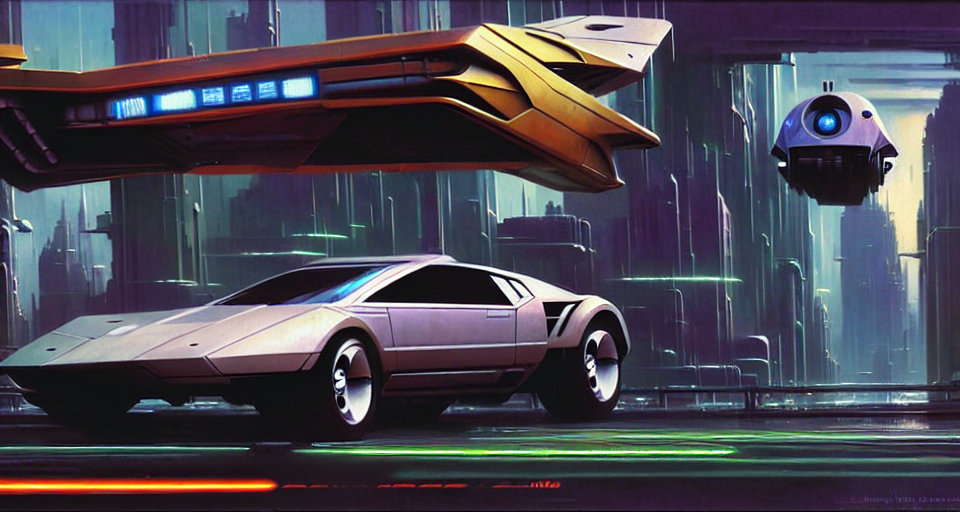 01515-2532393550-a futuristic super car in a cyberpunk city, detailed, sci-fi art,  starwars concept art, volumetric lighting, vincent di fate,.png