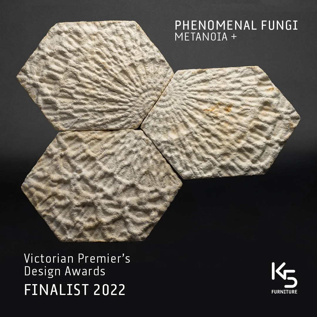 Victorian Premiers Design Award for Mycelium Furniture