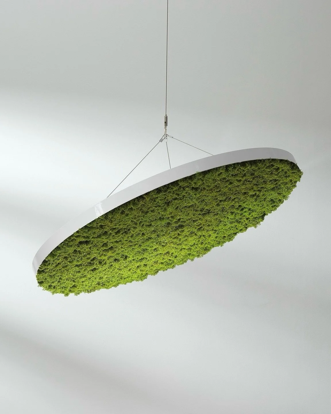 A canopy of calm. 🌿

Glade Ceiling by @nordgrona floats overhead like a forest clearing, crafted from hand-picked Scandinavian reindeer moss and designed to soften both sound and space.

Naturally renewing, completely maintenance-free, and made with