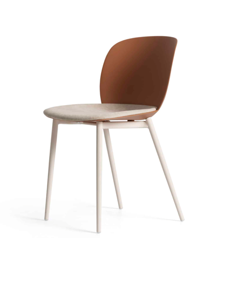 Plose Chair 4 tapered legs Fully Upholstered 