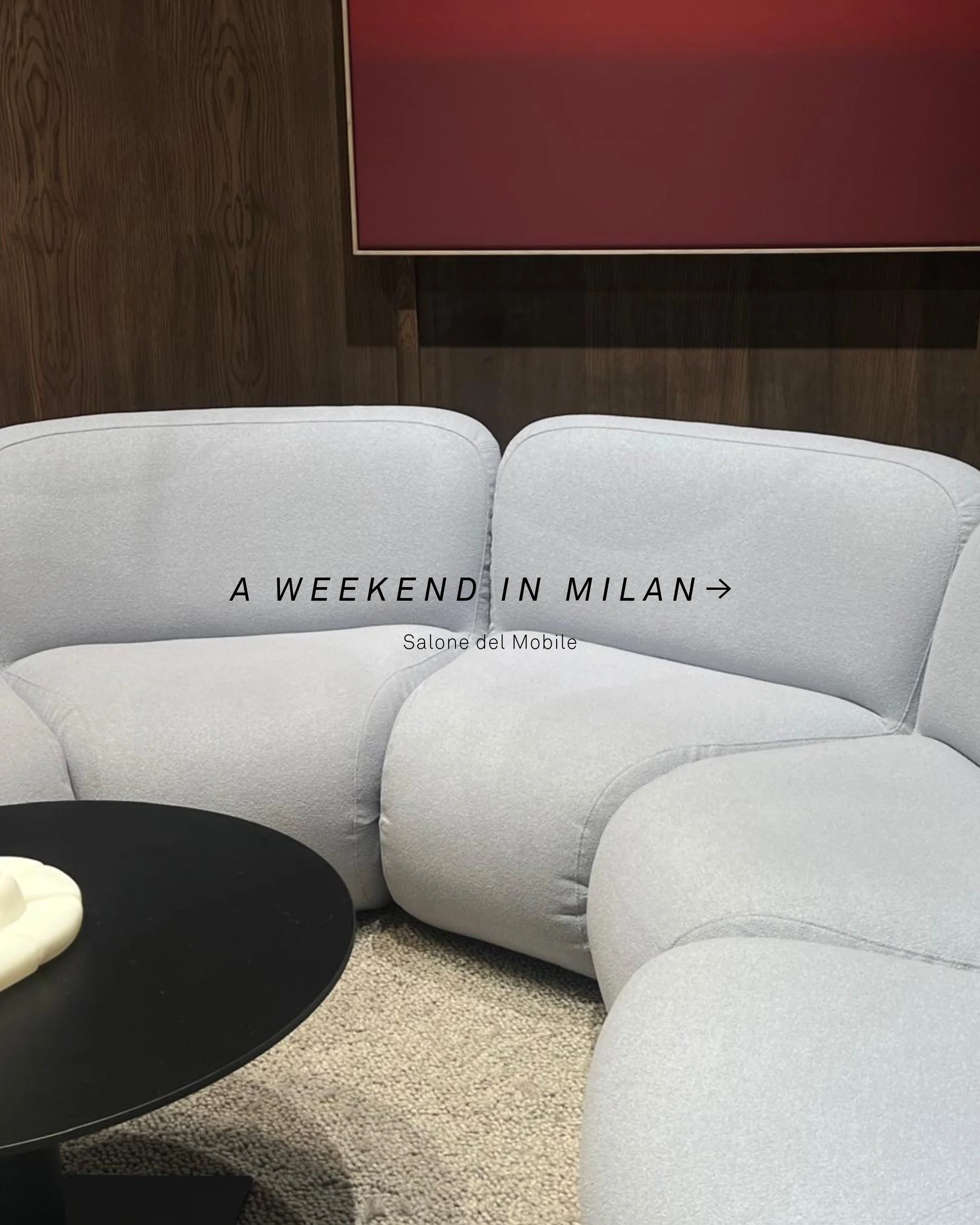 That&rsquo;s a wrap on Salone del Mobile ✷ @isaloniofficial 

A weekend spent in conversation with old friends and new, and in looking more closely at materials, at process, and at what feels worth holding onto.

Moving through @lammhults, @nikarioy 