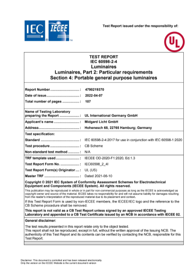 Midgard Test Report