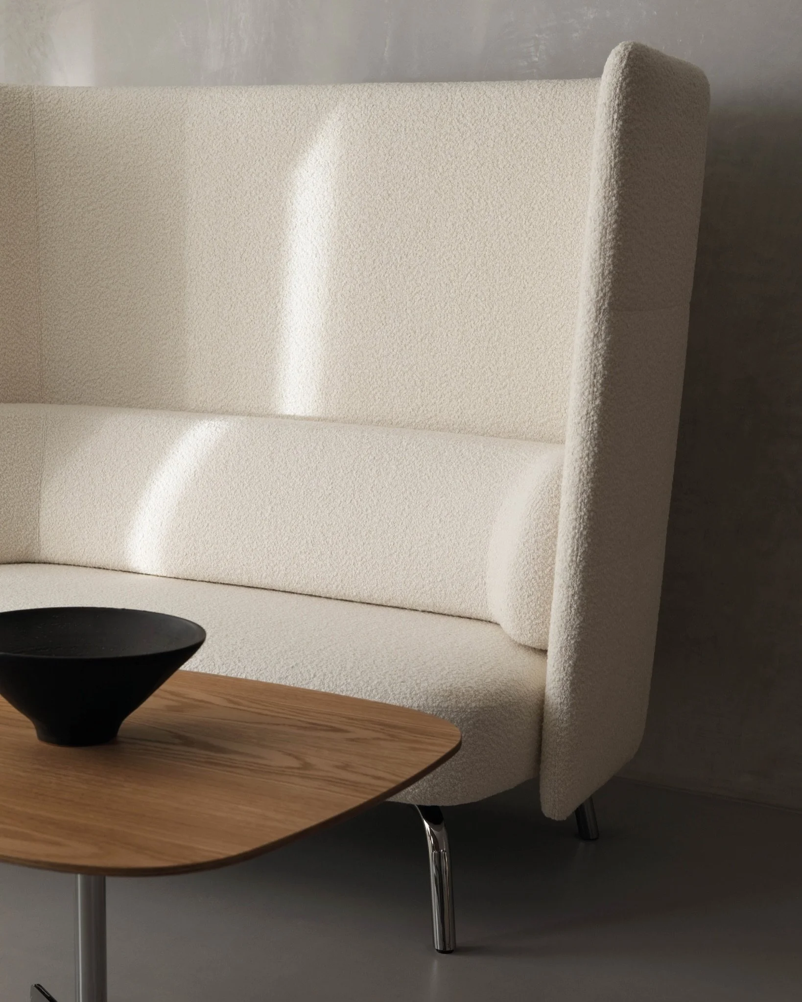 Portus by @lammhults 
Design Johannes Foersom &amp; Peter Hiort-Lorenzen

A seating collection shaped by soft architectural lines and a strong visual identity. 

Defined by the combination of a sculptural bench seat, supportive cushions and a curved 
