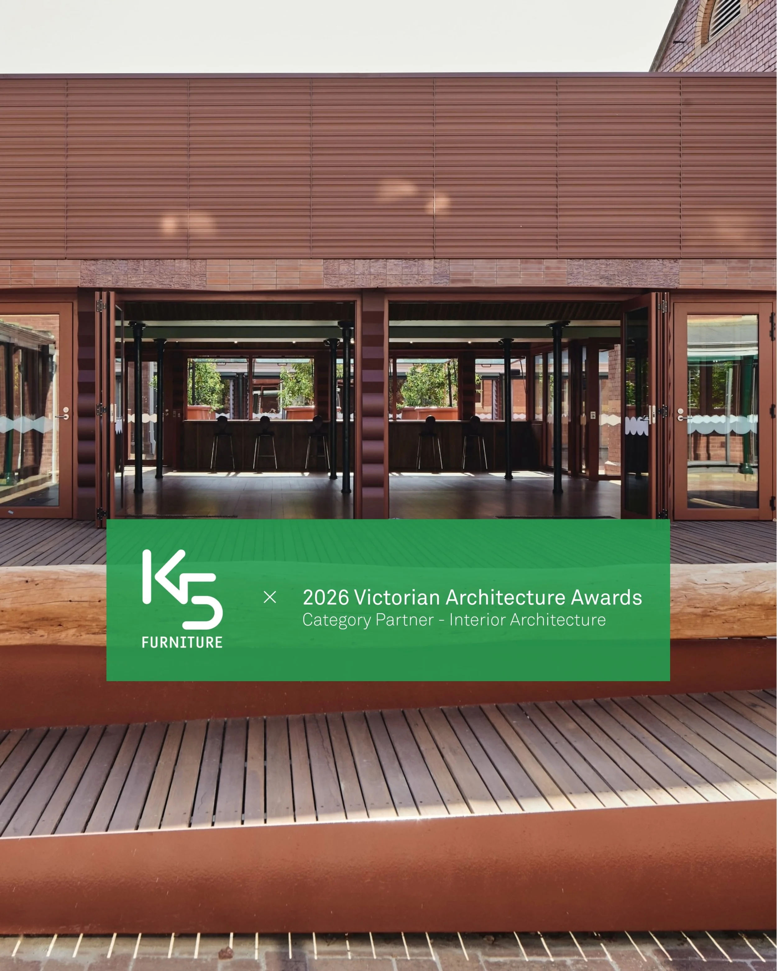 Proud to be supporting the @institute_architects_aus 2026 Victorian Architecture Awards as Category Partner for Interior Architecture.

Featured here is the Sunbury Community Arts &amp; Cultural Precinct by @architectureassociates, nominated in this 