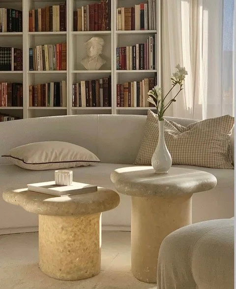 Marine Coffee Table in Faded White 