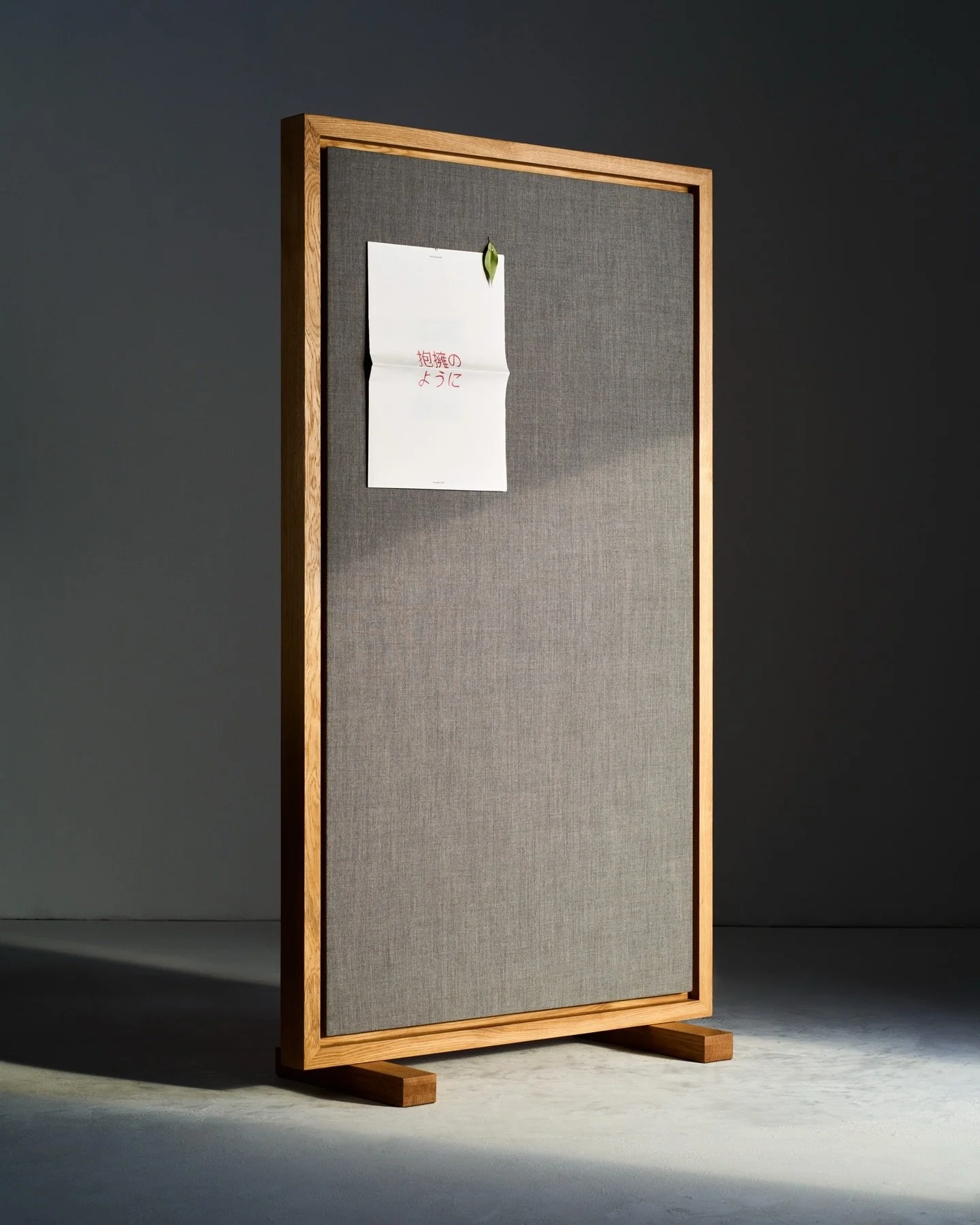New | Offset Mobile by @lintex 
Design @halleroed 

A thoughtful evolution of the mobile whiteboard.

Offset Mobile combines a writable glass surface with an acoustic, pinnable textile reverse, framed in solid oak. 
Designed to move effortlessly betw