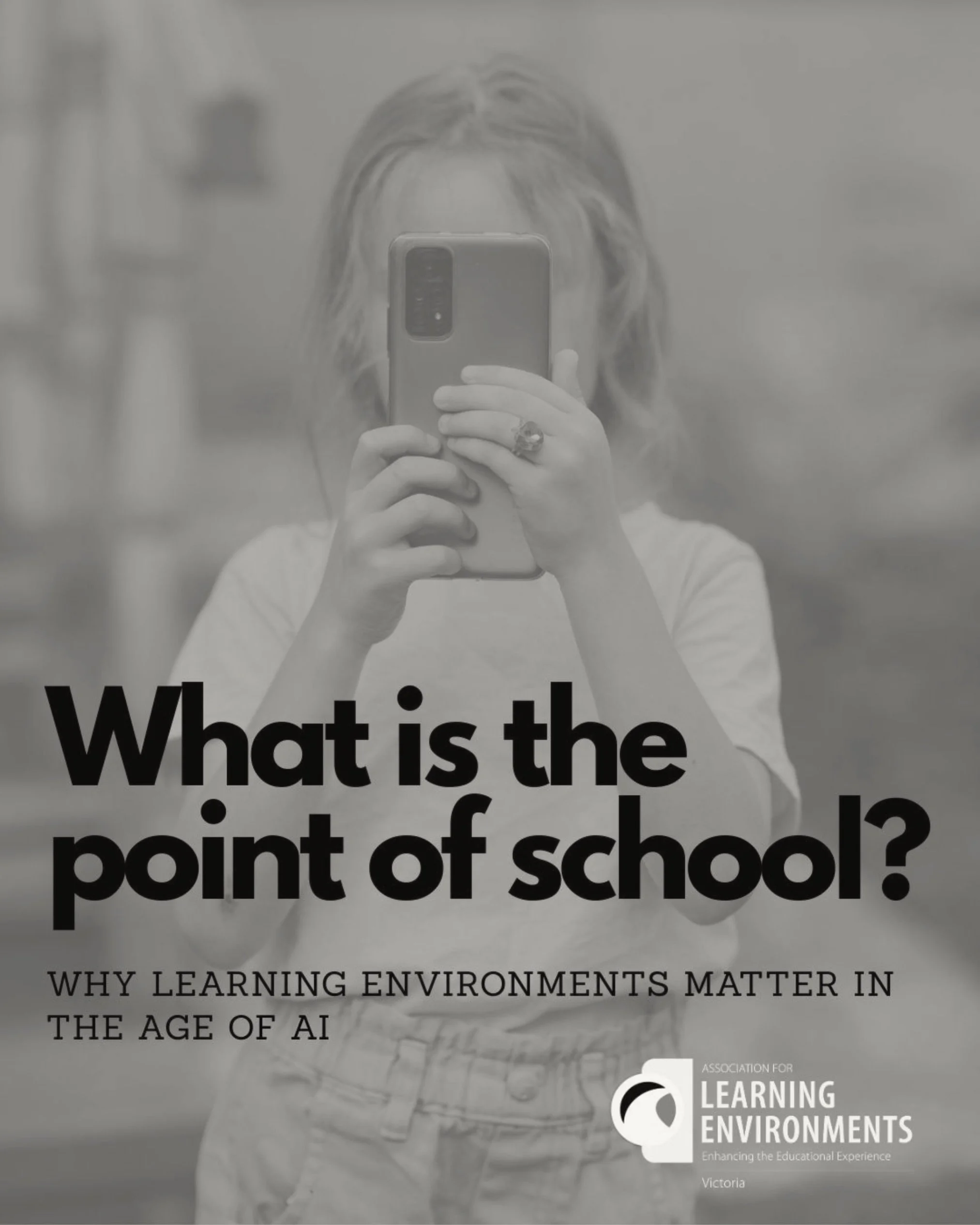 This Thursday, the Learning Environments Australasia @le_vic_chapter will present its latest Speaker Series at the KFive Melbourne showroom.

What is the Point of School? Why Learning Environments Matter in the Age of AI brings together Matt Esterman