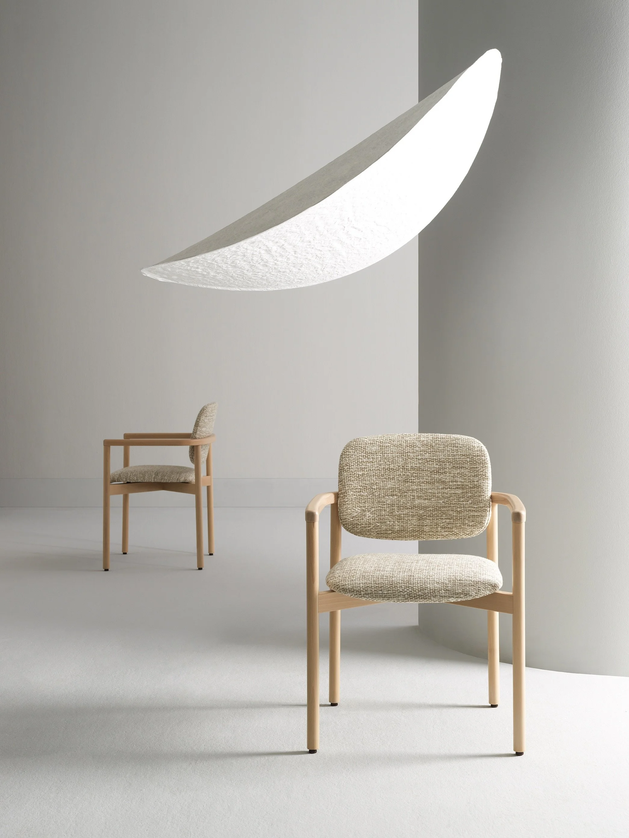 Introducing Cosmo by @montbel_ 

Designed with simplicity at its core, Cosmo balances comfort with refinement. A softly sculpted timber frame and generously upholstered seat are complemented by a carved backrest that becomes both a functional handle 