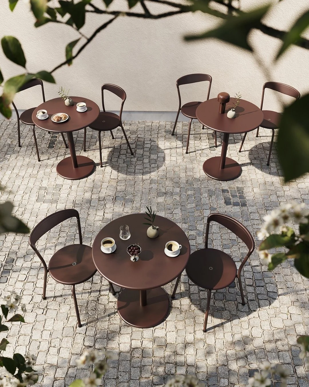 Ina Chair + Table by @materia_ab 
Design Axel Bjurstr&ouml;m

Inside, outside, and everywhere in between.

Designed for busy shared spaces, Ina is a lightweight chair and table collection that moves easily between indoor and outdoor environments, fro