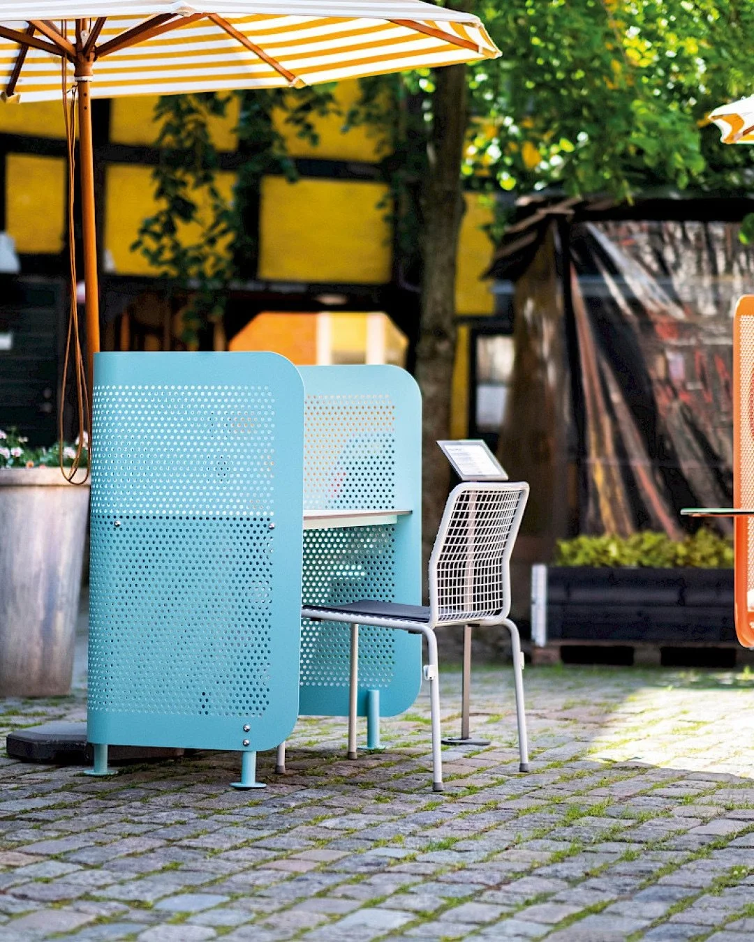 Work Desk by @nola_urban_furniture 
Design Superlab &amp; Charlotte Petersson Troje

Out of office. Still getting things done.

Taking the traditional workspace outside, Work Desk creates a dedicated place to work, study or take a moment away from th