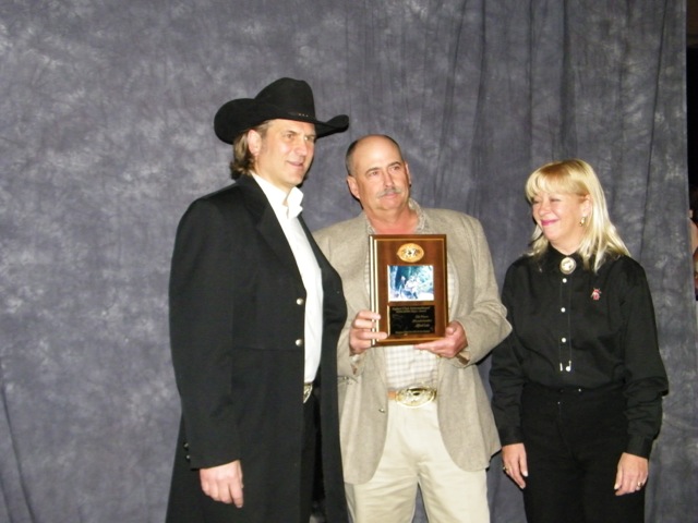 Alfred Luis receiving his Major Award at the SCI Convention for his muzzleloader Fallow buck hunted with us in New Zealand. Alfred owns Central Coast Outfitting in California.