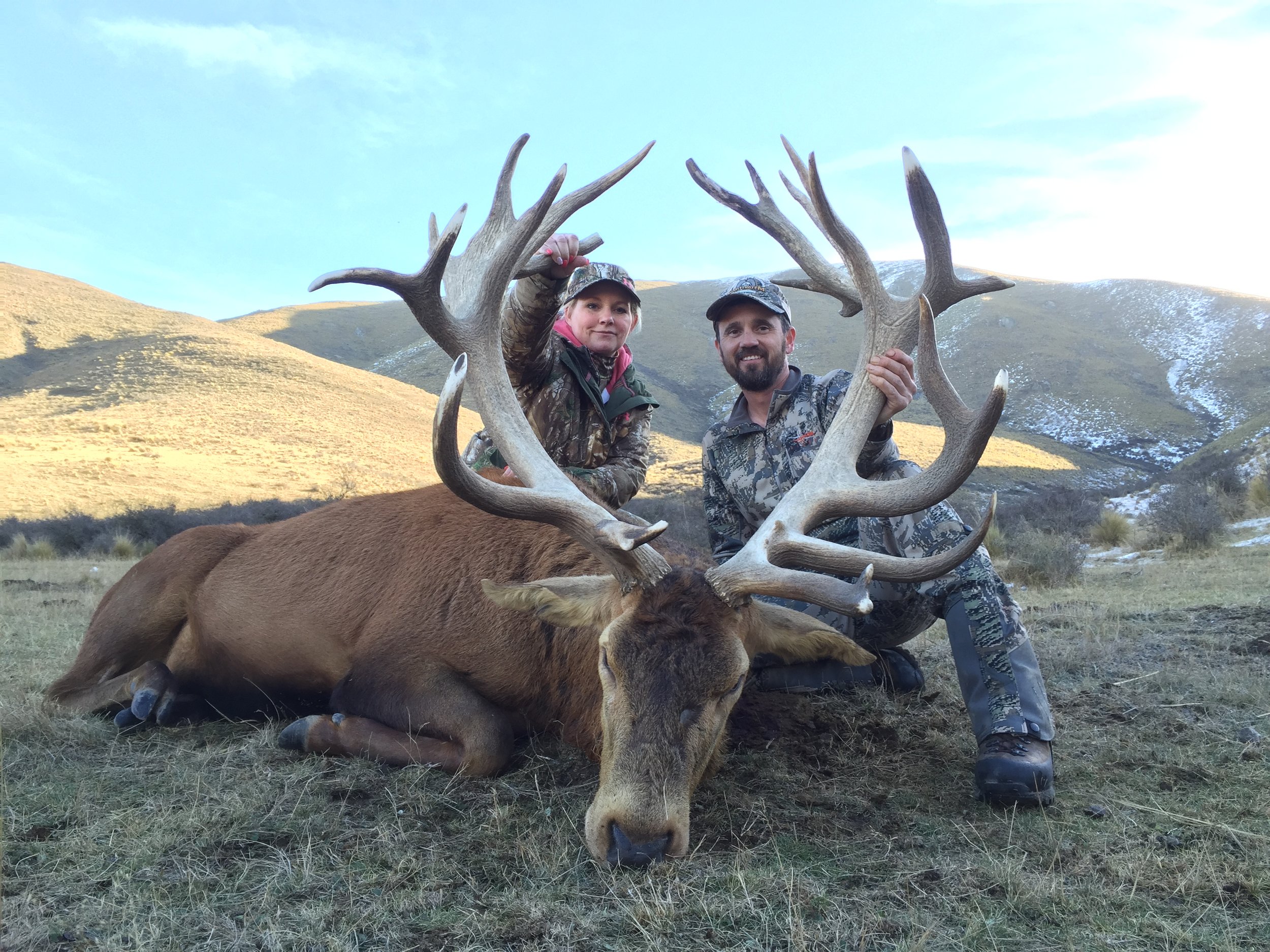 Stag hunt with Stuart & Cherie Farnsworth of Monarch Taxidermy, Montana, USA