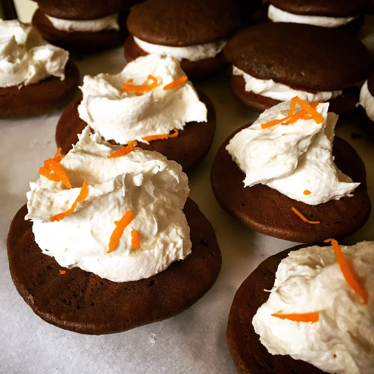 Meyer lemon whoopie pies