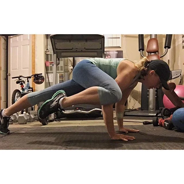 my home gym is not glamorous - it is functional and it's ALWAYS OPEN!