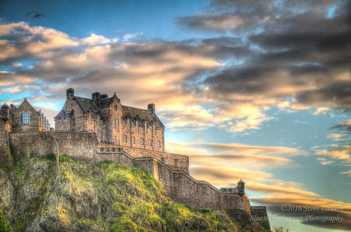 Edinburgh Castle in HDR - United Kingdom