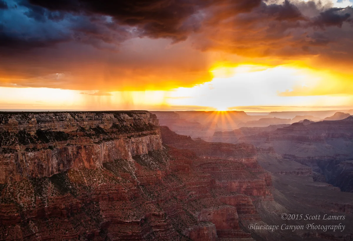 Yaki Point Stormy Sunset