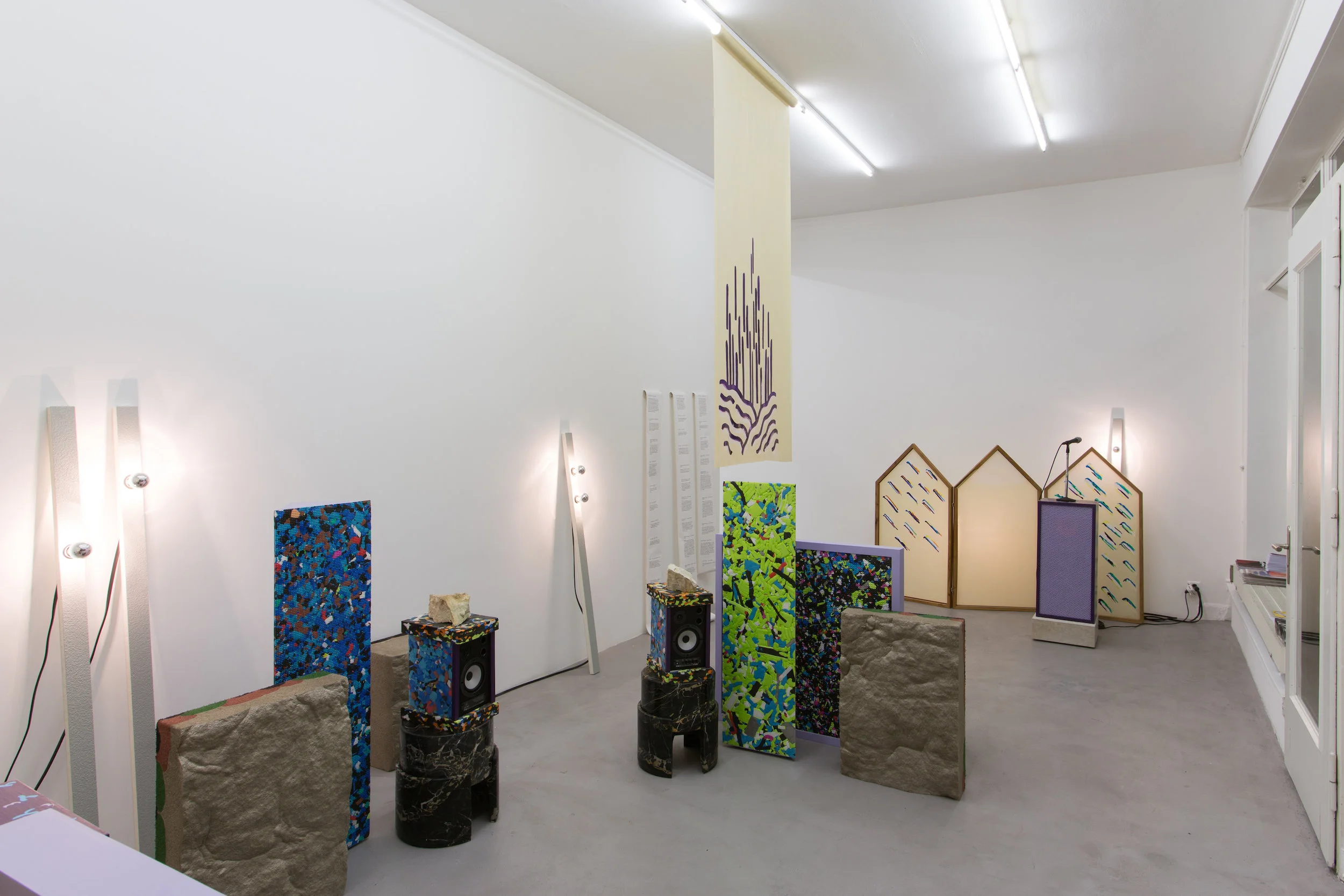 Anyway Part Of It exhibition installation view Courtesy of BolteLang, © Kueng Caputo & Clémence Seilles