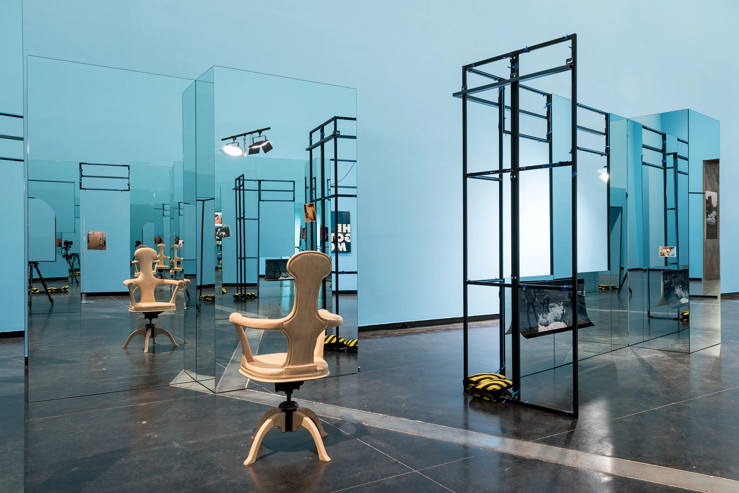 Claire Lambe, The waterfall, 2017, installation view (detail), Australian Centre for Contemporary Art, Melbourne. Courtesy of the artist and Sarah Scout Presents, Melbourne. Photograph: Andrew Curtis.