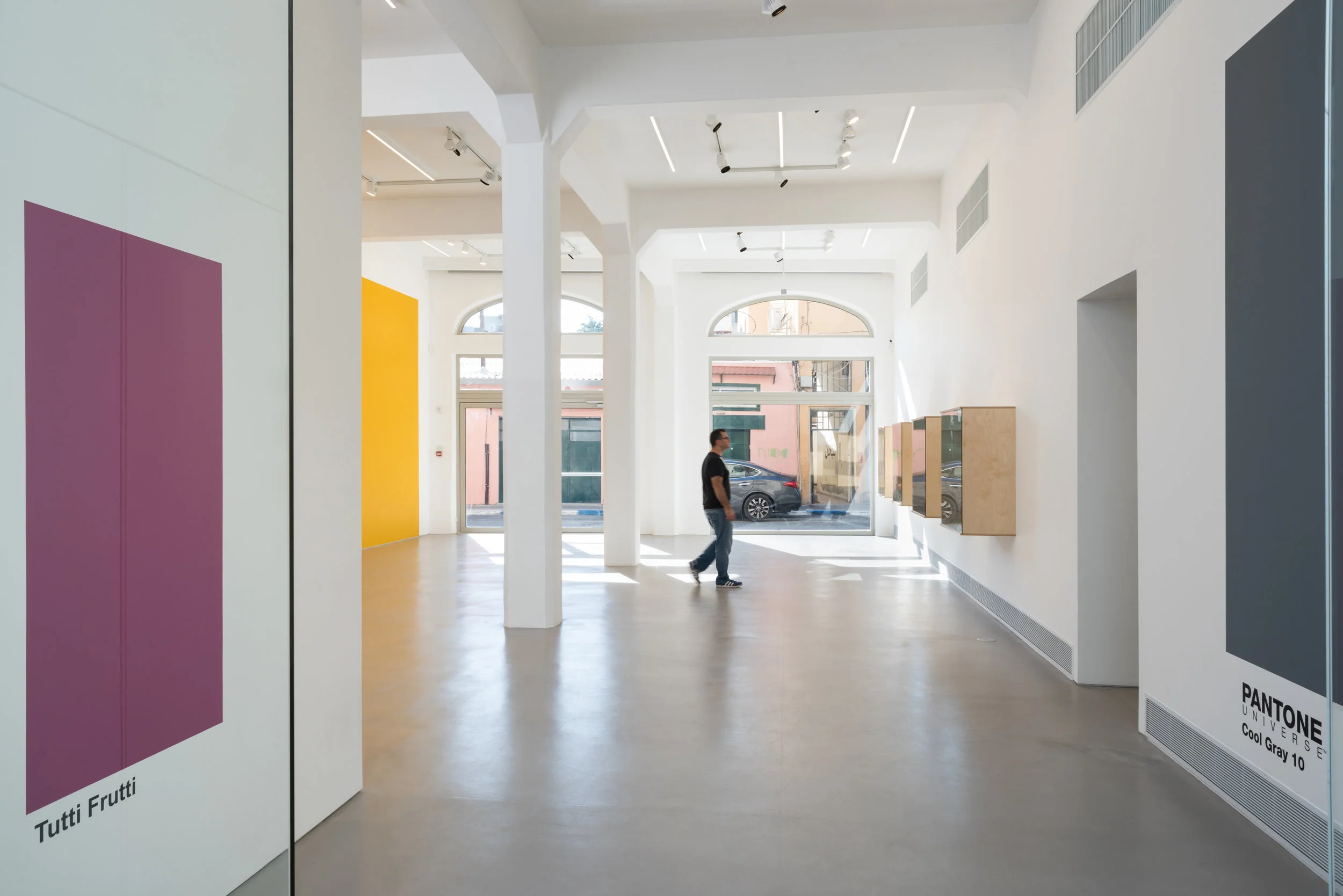 Installation view of zerubbabel . Image by Youval Hai