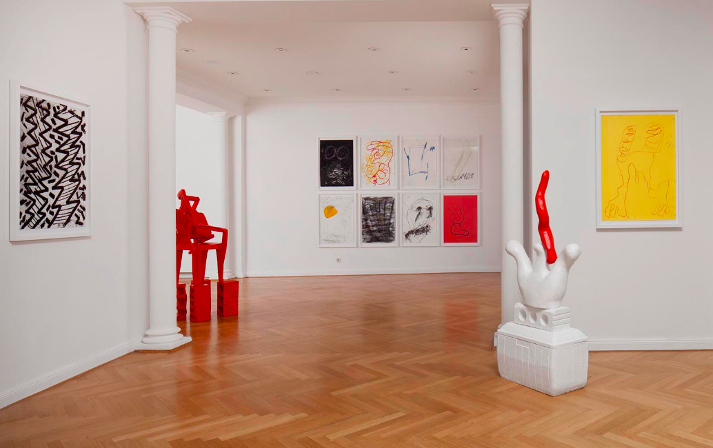 Photo credit: Installation view of Cameron Platter Salami, Gnyp Gallery.