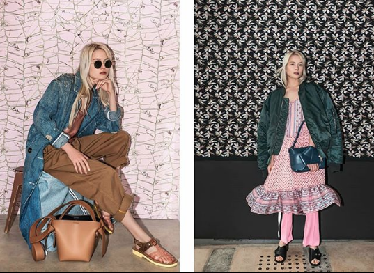 Models wearing clothing from Verner in front of Vera's installations. Styled by Shenkar students. Photos by Aviv Avramov.
