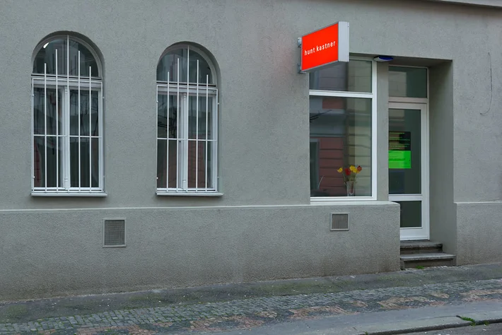 Hunt Kastner Gallery on the hip Borivojova street