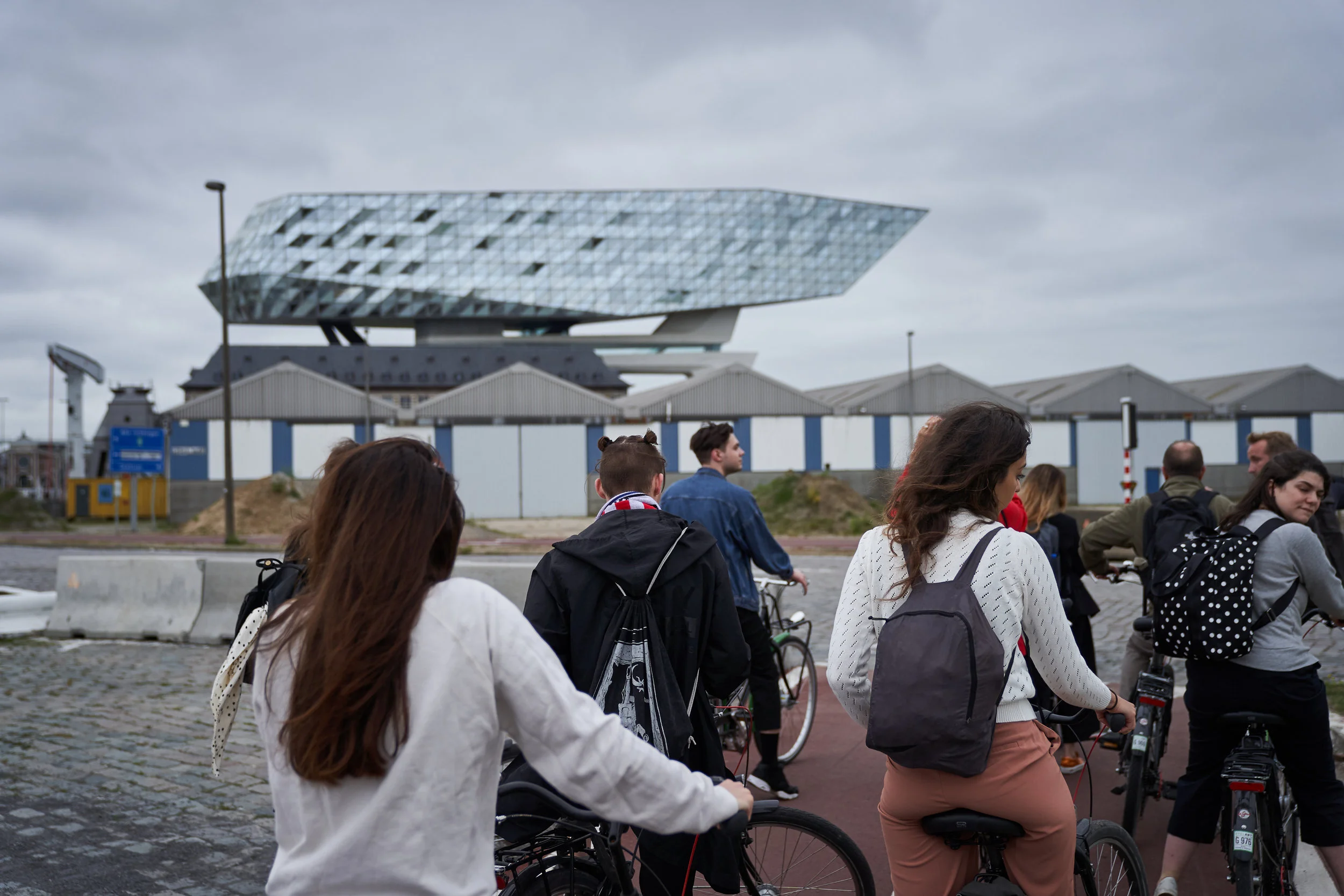 Port House designed by Zaha Hadid. Photo by Niko Caignie.