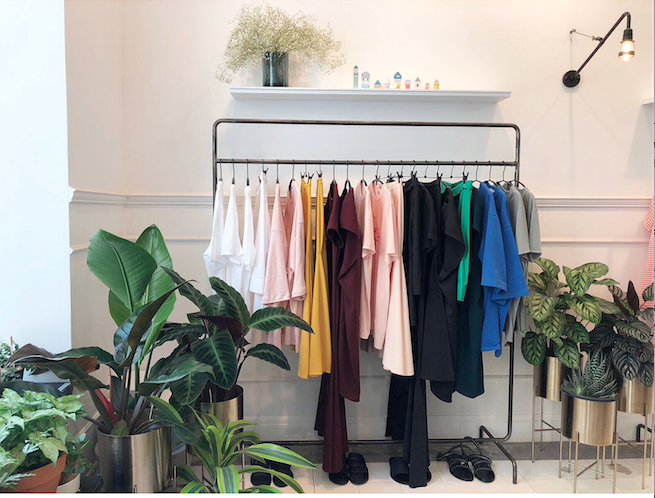 Aviva Zilberman boutique located at 23 Meltchet street.