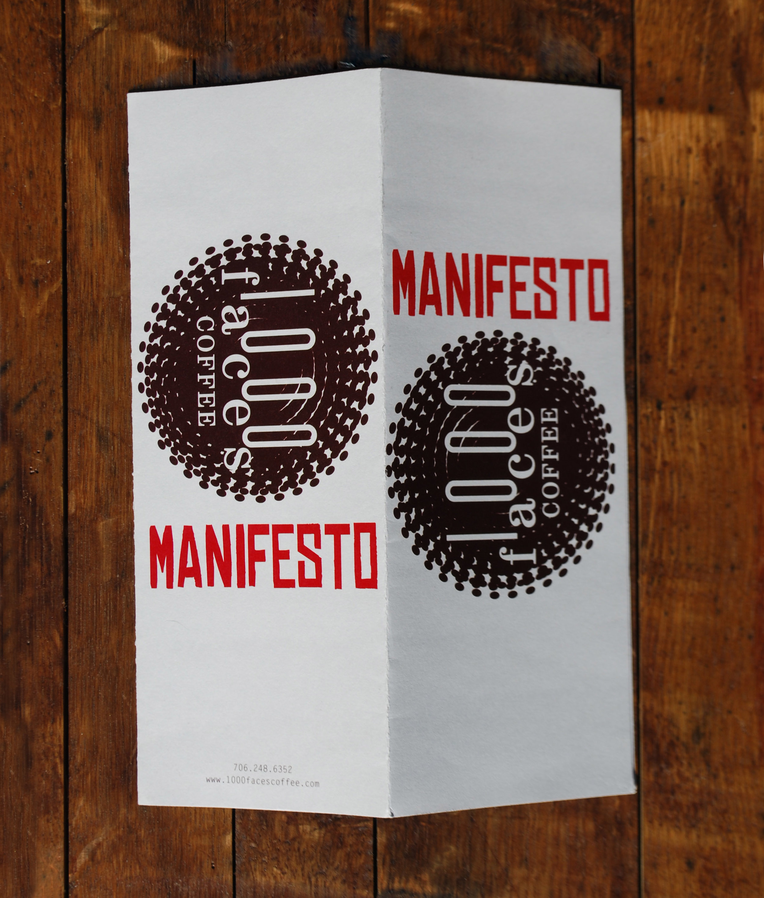 first opening, menu + manifesto