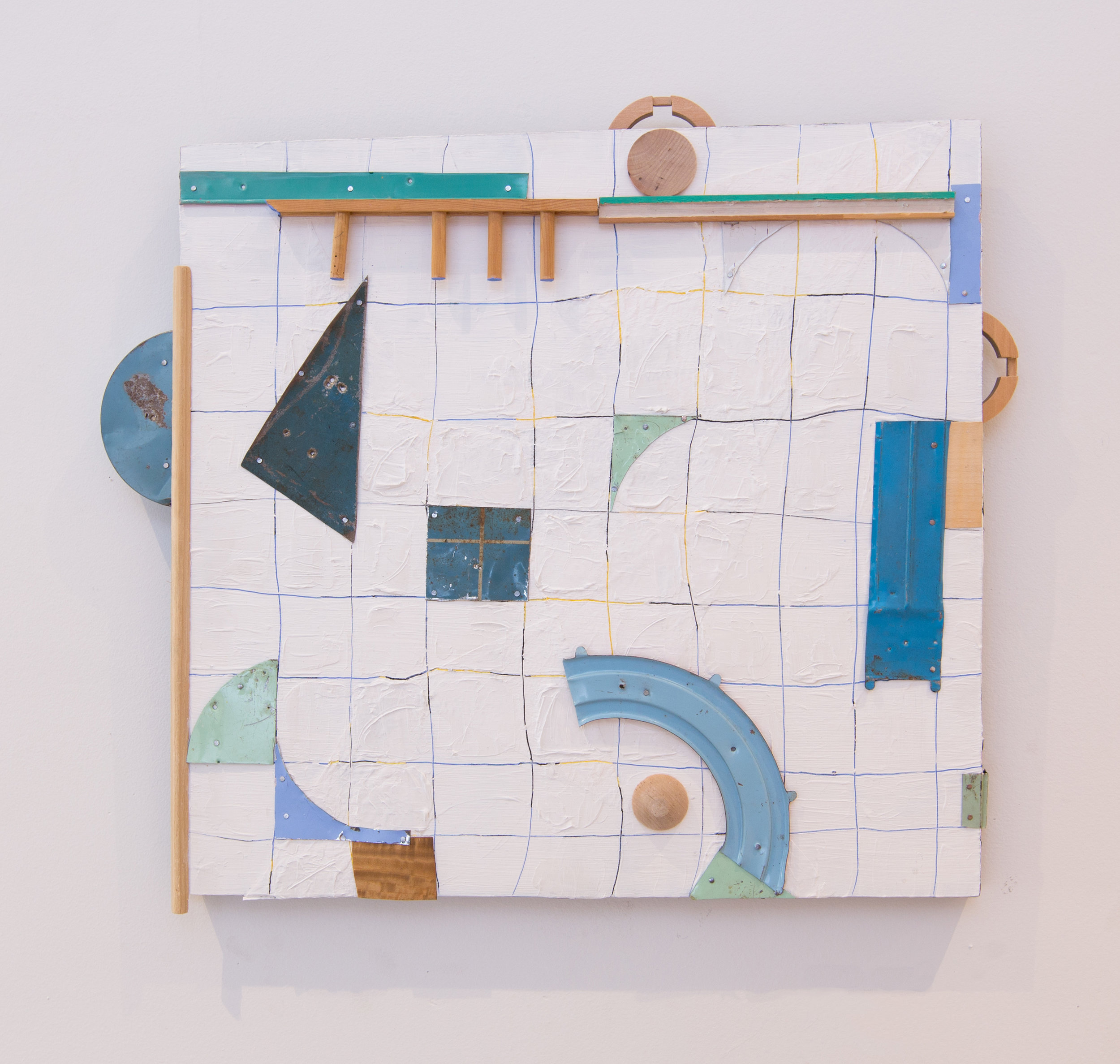 Elizabeth Arzani, Subtle Suggestions In Blue , 2017