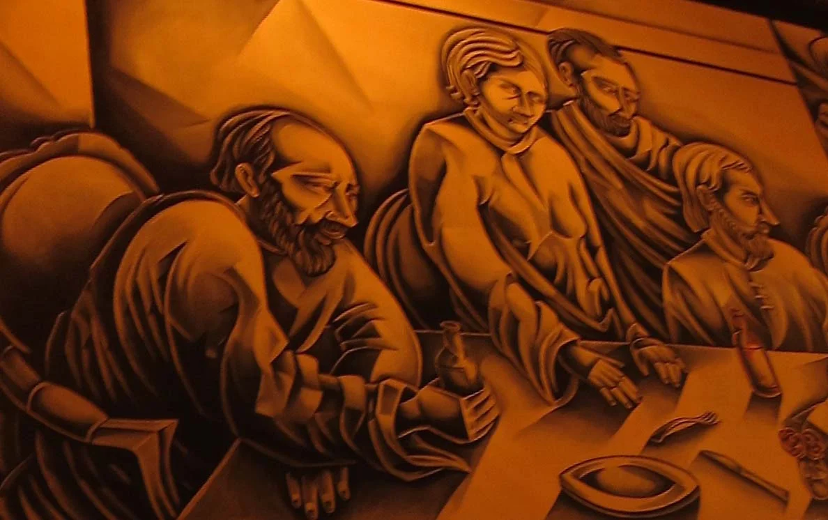 The art is amazing. I believe most of the subjects are from the original crew.