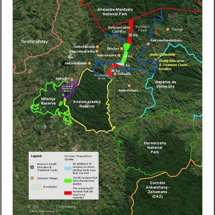 Calling All Reforestation &amp; Conservation Colleagues!

We&rsquo;re making progress on our Reforestation Corridor linking Andasibe-Mantadia and Analamazaotra, but we&rsquo;re facing a challenge: removing eucalyptus (seen on the progress map).

Has 