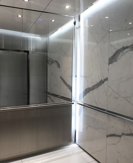 Lightweight Stone Elevator Panels Elevator Scene